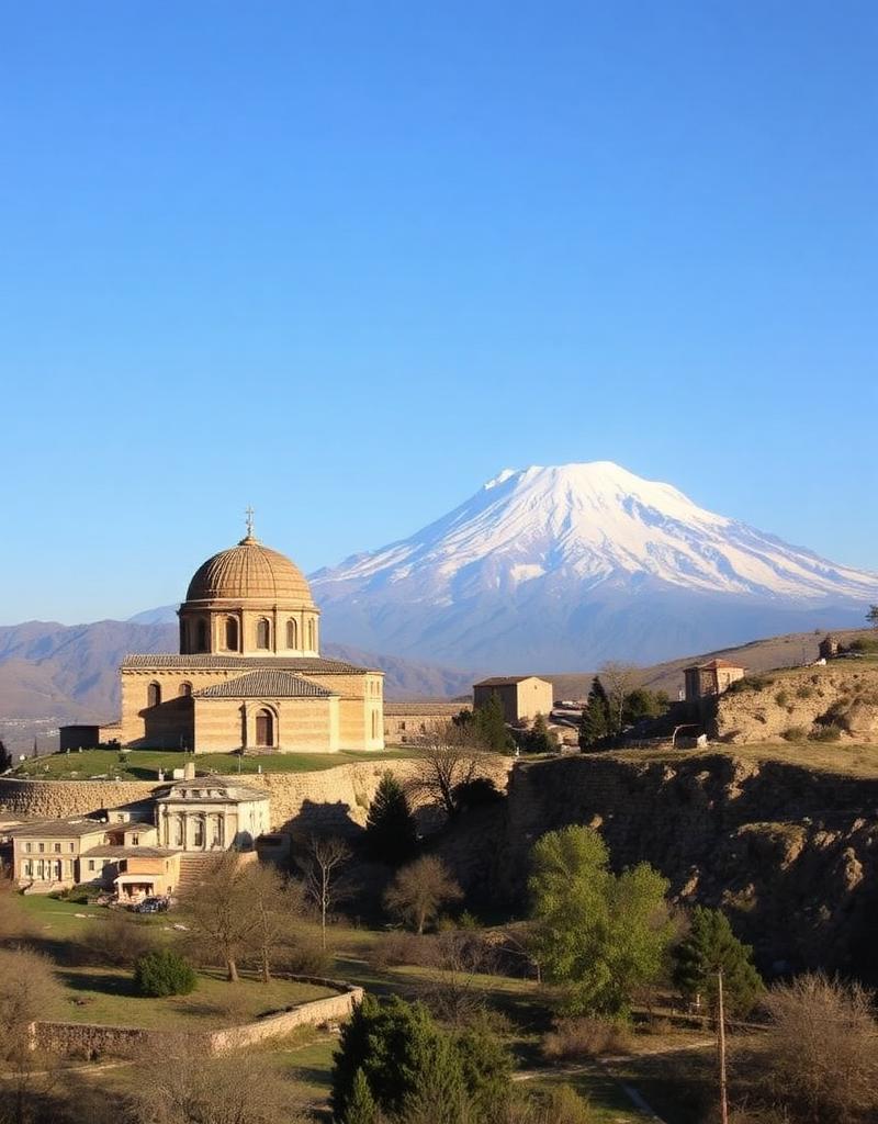 Khor Virap with Mount Ararat